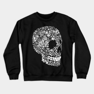 Flower skull Crewneck Sweatshirt